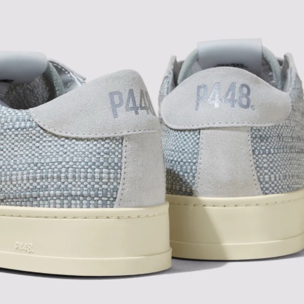NWOT P448 Jack Suede & Woven Textured Sneakers, Women's Size 38 (US Size 8) - Picture 3 of 14
